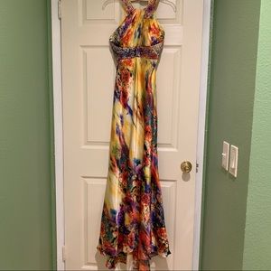Halter top formal dress
